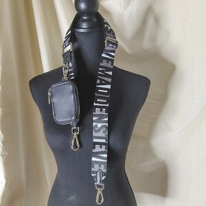 Steve Madden Guitar Strap with Small Steve Madden CC Holder NWOT